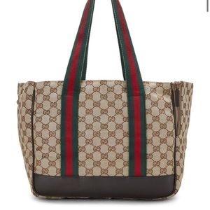 Authentic Gucci BLUE ORIGINAL GG CANVAS DOG CARRIER